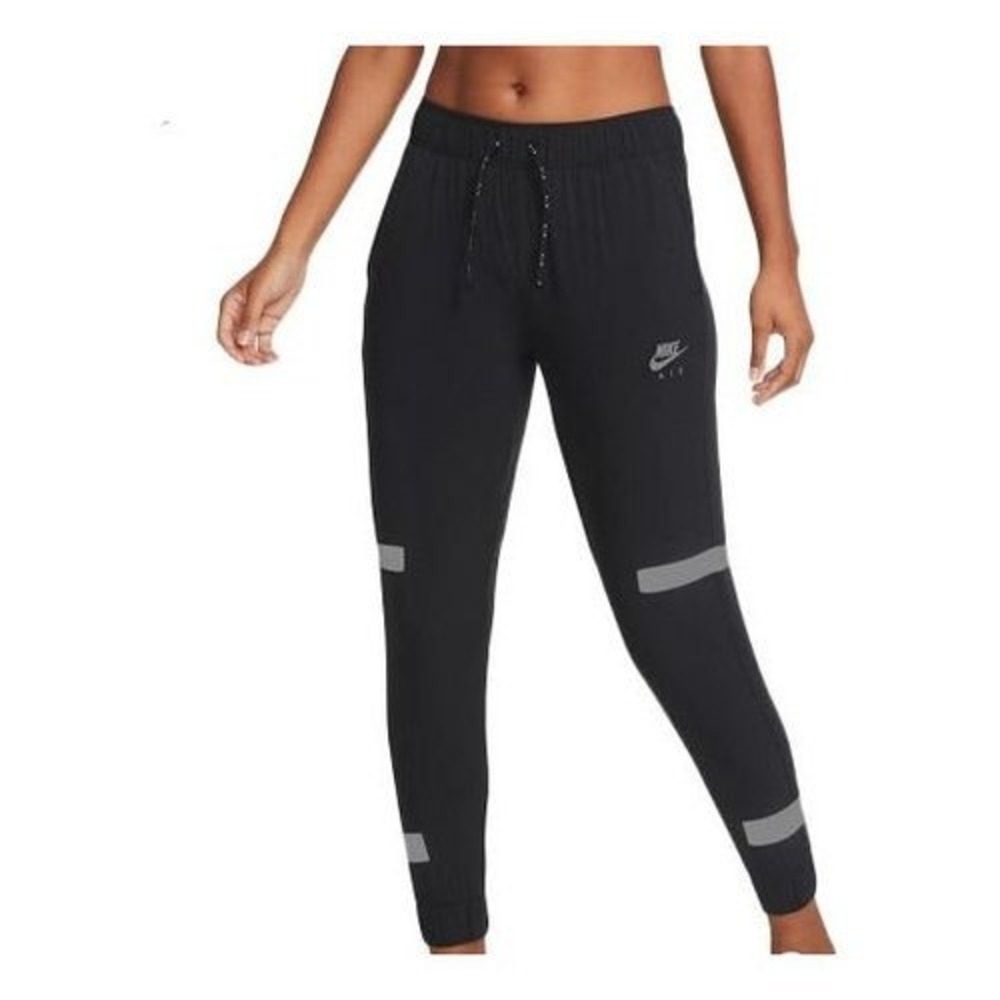 Nike Air Running‎ Pants Reflective Stripe Joggers Lightweight Black Size Medium